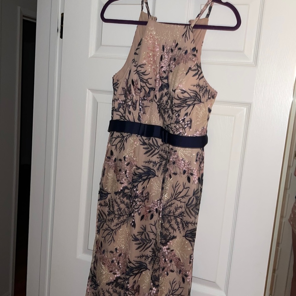 City triangles brand halter gown